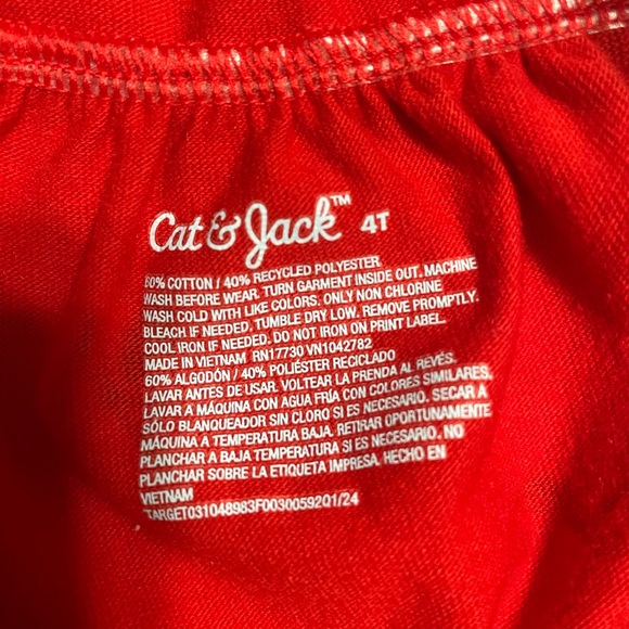 Cat & Jack Red and Blue Kids Matching Set - Picture 12 of 12